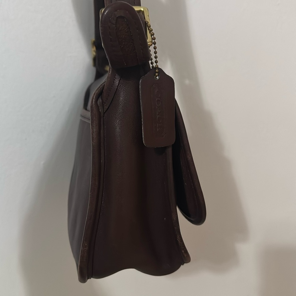 Vintage Coach Legacy Flap Crossbody Shoulderbag Mahogany 9965 - Picture 7 of 14